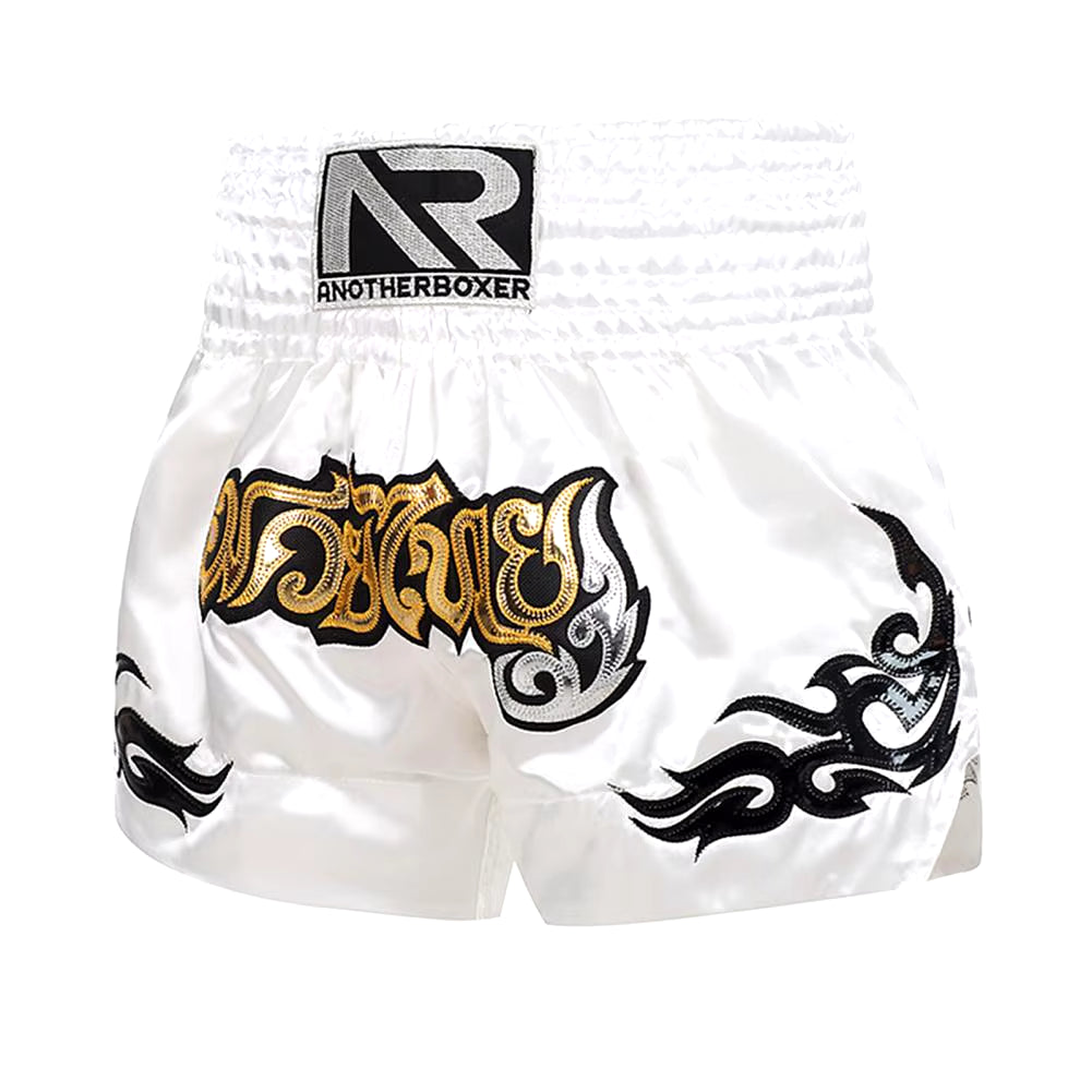 Sports Boxing Shorts Women Men High Elasticity Breathable Muay Thai Cord Design Trunks Kickboxing Shorts