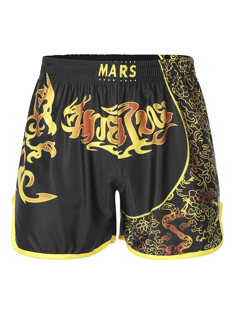 Men'S Boxers of Muay Thai Shorts Sports MMA Fighting Training Short Pants