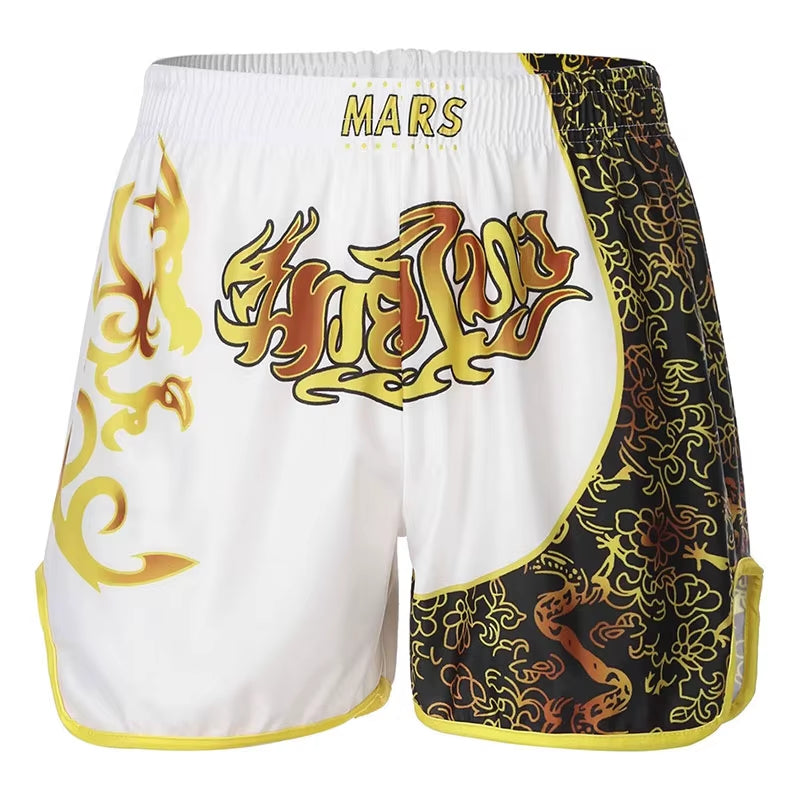 Men'S Boxers of Muay Thai Shorts Sports MMA Fighting Training Short Pants